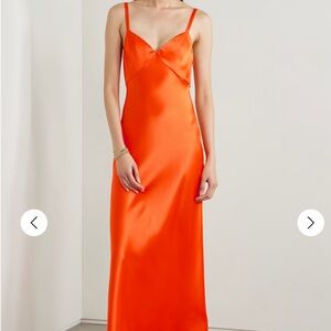 Polo by Ralph Lauren Orange Maxi Dress